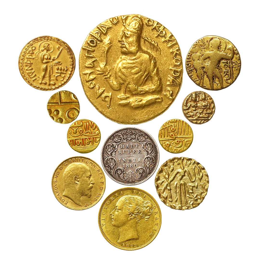 Concluded auction coins